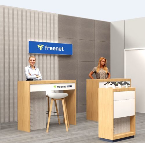 Leuchtkasten im Innenbereich