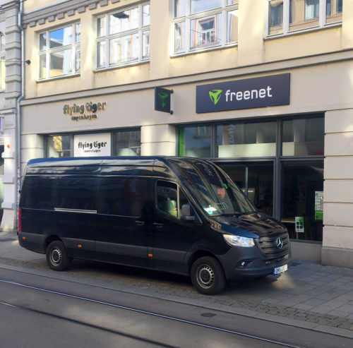 Aluverbundschild Fassade