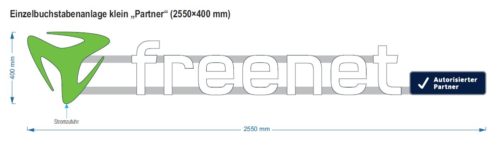 Einzelbuchstabenanlage Zeichnung